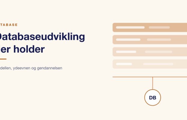 Databaseudvikling: modellen, ydeevnen og gendannelsen