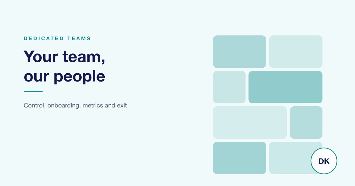 The Dedicated Team Model: How It Works in Practice